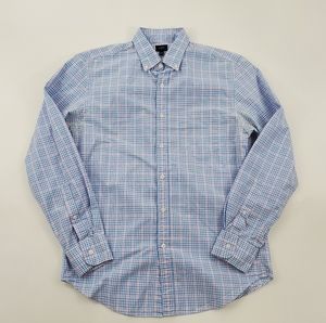 Men's Medium J. CREW Shirt Blue And Pink Checks